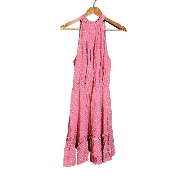 NWT! BTFBM pink & white polka dot dress. Size small - Picture 1 of 13